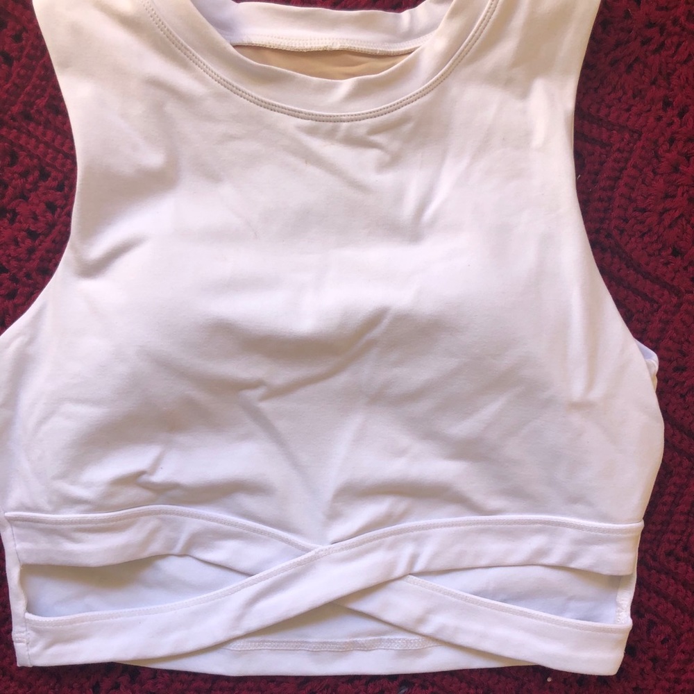 Cute workout crop top